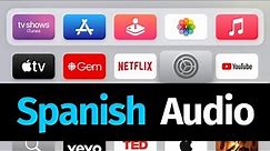 How to Change Audio to Spanish on Apple TV