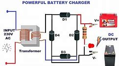 How to Make 12v Battery Charger at Home | Powerful,12 Volt Battery Charger