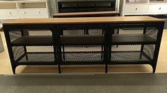 IKEA FJALLBO TV UNIT BLACK CLOSER LOOK IKEA FURNITURE SHOP SHOPPING REVIEW REVIEWS CONSOLES TABLES
