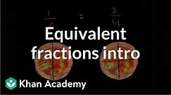 Intro to equivalent fractions | Fractions | 4th grade | Khan Academy