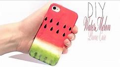Easy DIY Watermelon Phone Case! SUPERCUTE and fruity ^___^
