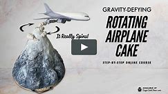 Rotating Airplane Cake Tutorial