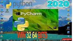 Download and Install Python(3.8.5) & Pycharm | Windows 7 32 bit (2020).
