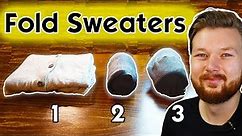 3 Clever Ways to Fold Sweaters (and Save Space)