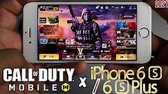 Call of Duty: Mobile Gameplay on iPhone 6S / 6S Plus in 2021 | (MAX SETTING!?) HandCam !! [4K]