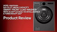 [LG Front Load Washers] LG Smart Front Load Washer with LCD Dial Features
