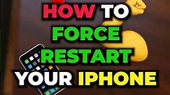 How To Force Restart your iPhone