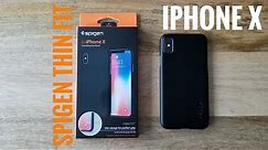 iPhone X | Spigen Thin Fit Case | Quick Look and Hands On!