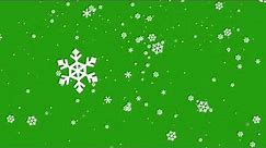 Christmas Snow Green Screen | Christmas Decorations | Snow Christmas Effect | Green Screen
