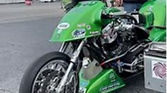 CycleDrag - Top Fuel Harley test hit