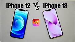 iPhone 12 vs iPhone 13 iOS 17 SPEED TEST!