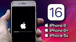 How to Update iOS 12.5 to iOS 16 (or 15) || Install iOS 16 on iPhone 5s & 6, 6 Plus