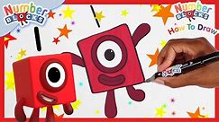How to draw Numberblock One | Drawing Tutorial for Kids | @Numberblocks