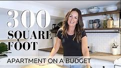 300 Sq ft apartment | Basement/In-law Suite | Design on a budget