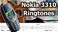 Nokia 3310 Ringtones | Guitar Tabs Tutorial