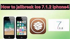 how to jailbreak ios 7.1.2 iphone 4 with computer(3utools)