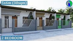 Small House Design 5x6m 30sqm | Apartment | Modern house design