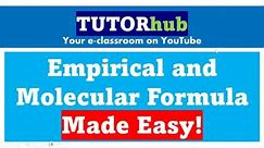 How to Determine the Empirical and Molecular Formula? Techniques and Tricks!