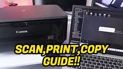 CANON MG3600: How To Scan, Print, Copy Review A Step-by-Step Guide