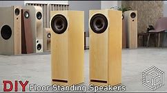 SEAS FEA18RCZ DIY 풀레인지 플로어 스탠딩 스피커 / Floor Standing Speaker Build