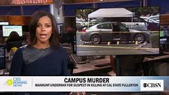 Manhunt underway for suspect in California university stabbing