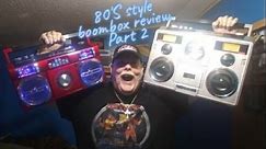 80s Style Boombox Review. l DFamMixednuts