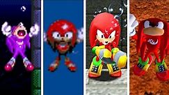 Evolution Of Knuckles the Echidna Drowning In Sonic The Hedgehog Series (1994-2024)
