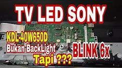 TV LED SONY KEDIP 6 || KDL-40W650D