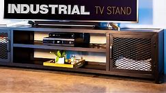Building A Modern Industrial TV Stand