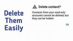 How To Delete Read-Only Contacts on Your Infinix & Tecno Phones