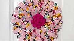 How to Make a Ribbon Wreath - DIY wreath kit tutorial from Carrie's Wreath Creations