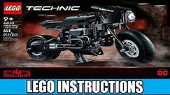 LEGO Instructions | Technic | 42155 | The Batman - Batcycle