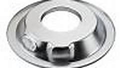 JEGS 50037: 14 in. Air Cleaner Dropped Base 5-1/8 in. Centered [Chrome-Plated] - JEGS