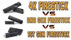 4K FIRESTICK 'VS' 2ND AND 1ST GEN FIRESTICKS (What's the best?)