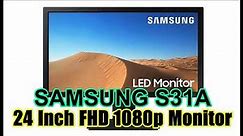 SAMSUNG S31A Series 24-Inch FHD 1080p Computer Monitor