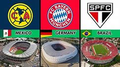 48 stadiums of different football teams around the world!