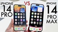 iPhone 14 Pro Vs iPhone 14 Pro Max In 2024! (Comparison) (Review)