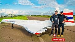 WORLDS LARGEST RC MODEL!! 149KG 10METERS CONCORDE WITH 4x JET TURBINES!