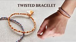 DIY Twisted Friendship Bracelets - Great for kids!