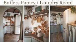 COTTAGE PANTRY + LAUNDRY ROOM MAKEOVER | Creating A Butlers Pantry In Our Laundry Room