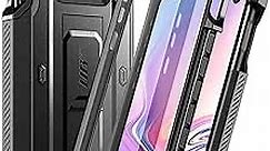 SUPCASE Unicorn Beetle Pro Series Designed for Samsung Galaxy S10e Case (2019 Release) Full-Body Dual Layer Rugged With Holster & Kickstand With Built-in Screen Protector (Black)
