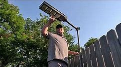 Outdoor Solar Powered Street Light Review