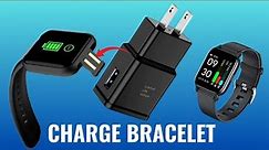 How to charge a Smart band bracelet
