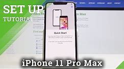 How to Set Up iPhone 11 Pro Max - Configure APPLE device