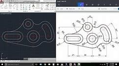 AutocAD 2D Practice Drawing / Exercise 2 / Basic & Advance Tutorial