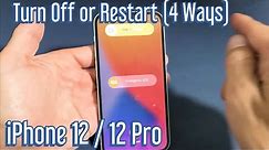 iPhone 12: How to Turn Off or Restart (4 Ways)