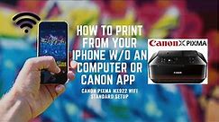 How to Print from mobile IOS device to Cannon Printer