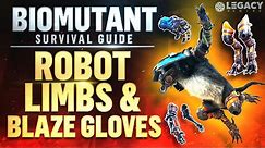 Biomutant Robot Armor & Blaze Gloves | Ultimate Unarmed Weapon & Prosthetic Armor!