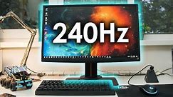 GAMING at 240Hz ... My Experience!