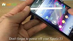 How to Open Sony Xperia Z1 Back Cover and Replace it